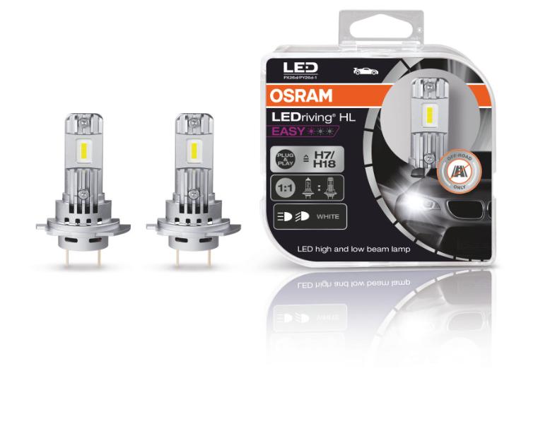 OSRAM 64210DWESYHCB - KIT LAMPARAS LED H7 6500K 1400LM