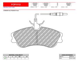FERODO RACING FCP1112H - FERODO RACING