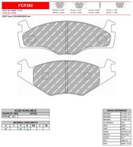 FERODO RACING FCP392R - FERODO RACING