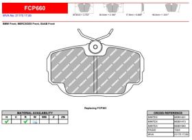 FERODO RACING FCP660R - FERODO RACING