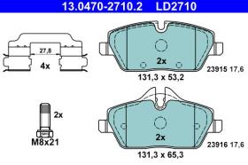 ATE LD2710 - CERAMIC PASTILLA DE FRENO