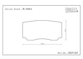 ORECA RCP109N35S - JGO PASTILLAS FRENO ENDLESS