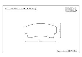 ORECA RCP075N35S - JGO PASTILLAS FRENO ENDLESS