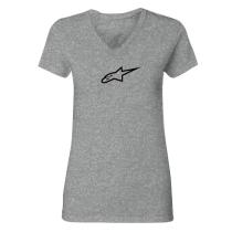 ALPINESTARS 1W3772900111XL - CAMISETA ALPINESTARS WOMENS AGELESS VNECK GRIS T.XL