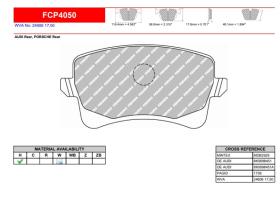 FERODO RACING FCP4050H - FERODO RACING