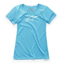 ALPINESTARS 1W387300271L - CAMISETA ALPINESTARS CHICA AGELESS AZUL CLARO TALLA L