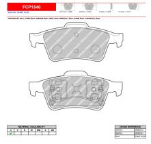 FERODO RACING FCP1540H - JGO PASTILLAS FRENO FERODO RACING