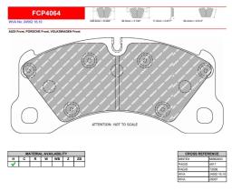 FERODO RACING FCP4064H - FERODO RACING