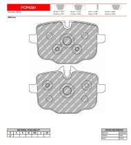 FERODO RACING FCP4381H - FERODO RACING