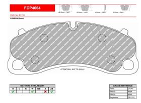 FERODO RACING FCP4664H - FERODO RACING