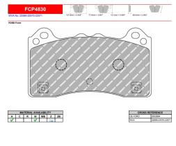 FERODO RACING FCP4830H - FERODO RACING