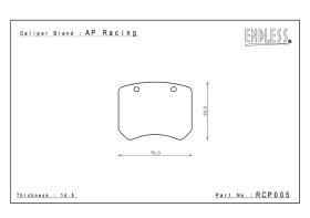 ORECA RCP005N35S - JGO PASTILLAS FRENO ENDLESS