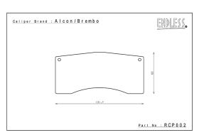 ORECA RCP002N105SP - JGO PASTILLAS FRENO ENDLESS