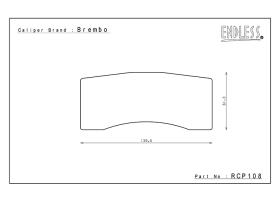 ORECA RCP108N105SP - JGO PASTILLAS FRENO ENDLESS