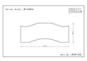 ORECA RCP102N60Z - JGO PASTILLAS FRENO ENDLESS