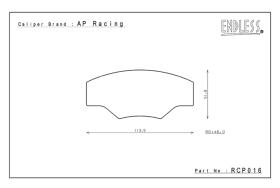 ORECA RCP016N35S - JGO PASTILLAS FRENO ENDLESS