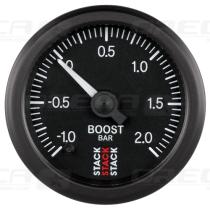 ORECA 726ST3311 - RELOJ STACK PRESION TURBO -1 A +2 BAR NEGRO
