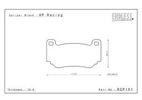 ORECA RCP101N35S - JGO PASTILLAS FRENO ENDLESS