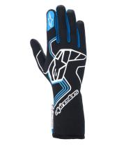 ALPINESTARS 355202417L - ALPINESTARS TECH-1 RACE V4 GLOVES NEGRO/AZUL