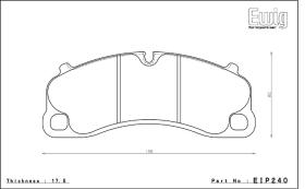 ORECA EIP240ME20 - JGO PASTILLAS FRENO ENDLESS