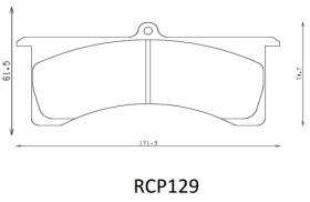 ORECA RCP129N80Z - JGO PASTILLAS FRENO ENDLESS