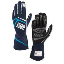 ORECA 8OMPIB00776B01244L - GUANTES OMP FIRST FIA 8856 2018 MY2025 BLEU MARINE CYAN T L