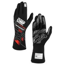 ORECA 8OMPIB00777B01073M - GUANTES OMP SPORT FIA 8856 2018 MY2025 NEGRO/ROJO T M