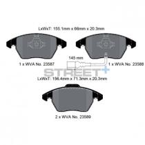 ORECA PFPASTP8033 - JGO PASTILLAS FRENO PAGID STREET +