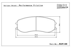 ORECA RCP165ME20 - JGO PASTILLAS FRENO ENDLESS