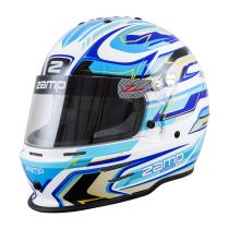 HELMET HE753C4454 - CASCO ZAMP BLANCO/AZUL T.54