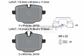 ORECA PFPASTP8290 - JGO PASTILLAS FRENO PAGID STREET +