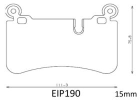 ORECA EIP190ME20 - JGO PASTILLAS FRENO ENDLESS