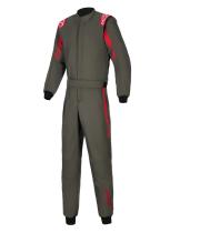 ALPINESTARS 335012614356 - MONO ALPINESTARS GP RACE V3 FIA GRIS/ROJO T.56