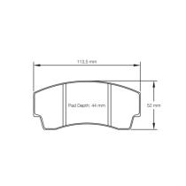 ORECA PFPA2127RSL1 - JGO PASTILLAS FRENO PAGID
