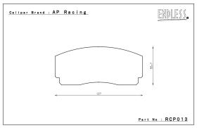 ORECA RCP013N39S - JGO PASTILLAS FRENO ENDLESS