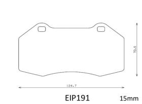 ORECA EIP191N39S - JGO PSTILLAS FRENO ENDLESS